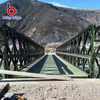 Puente de construcción metálica Puente peatonal de acero temporal Puente Bailey