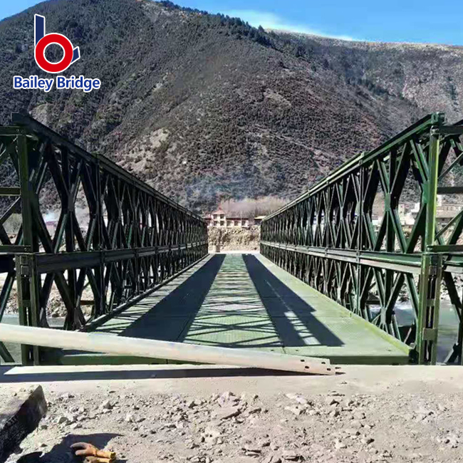 Puente bailley de acero de alta carga, larga vida útil, alta calidad, capacidad de carga súper bailey