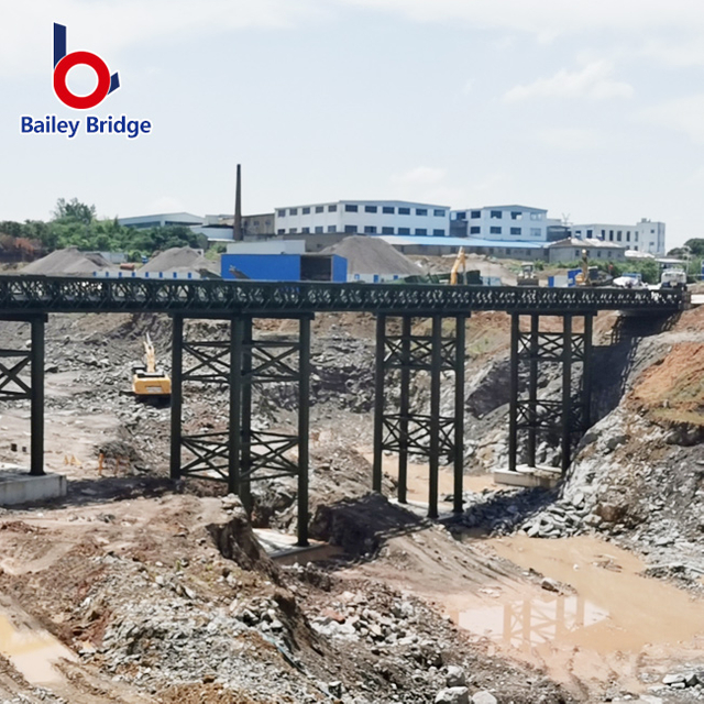 Puente temporal para uso de emergencia Bailey Portable Steel Prefabricated Compact