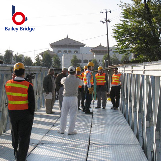 Puente peatonal Estructura prefabricada Puente de armadura de suministro de fábrica de bajo costo