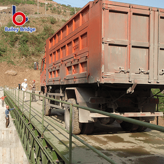 Puente de armadura de acero temporal al por mayor de fábrica de puente de zanja portátil