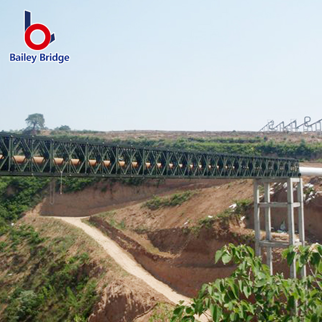 Proveedor de China de base de puente de acero temporal de puente peatonal Bailey de alta calidad