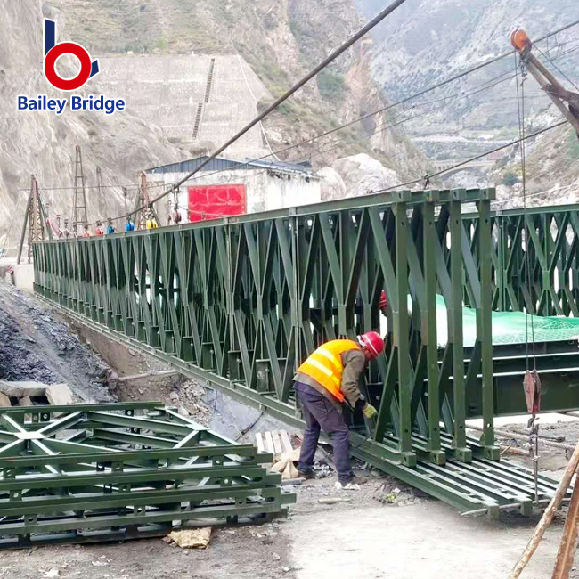 Carretera puente temporal estructuras de puentes de acero