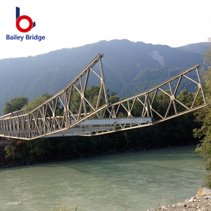 Precio de fábrica Fundación Puente Bailey Proveedor de China Puente de acero temporal