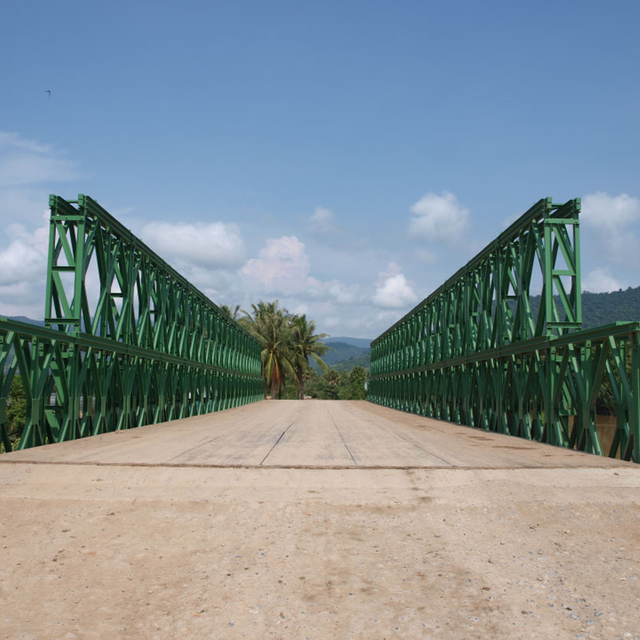 Puente Bailey (CB-200, carriles dobles, capas dobles, ancho libre: 7,35 m) en Camboya