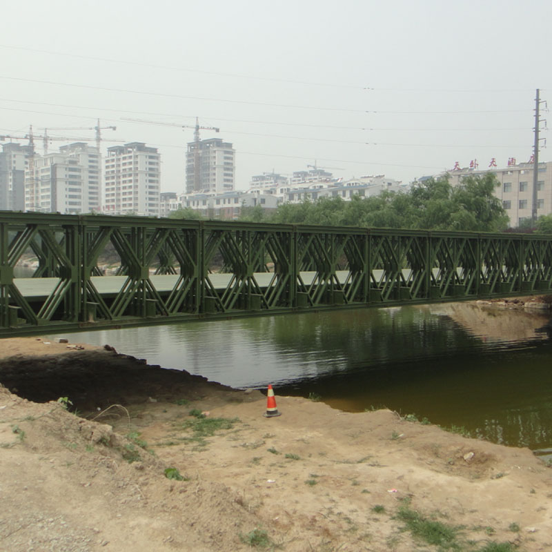 Puente Bailey (CB-200, carriles dobles) hasta la Oficina de Construcción, condado de Guan, ciudad de Liaocheng, provincia de Shandong