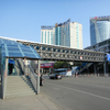 Puente peatonal Bailey en la ciudad de Nanchang, provincia de Jiangxi