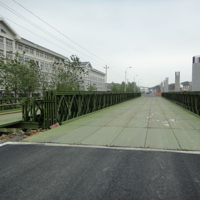 Puente peatonal Bailey (CB-200 Plus HD-321) en la ciudad de Ningbo, provincia de Zhejiang