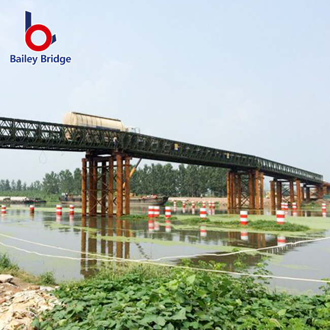 Puente de acero temporal Fabricación Puente de acero compacto prefabricado barato