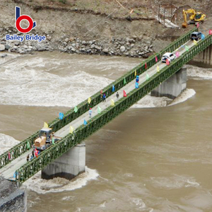 Puente peatonal de acero temporal con precio bajo q235