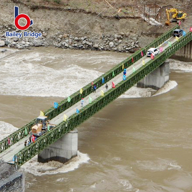 Puente peatonal de acero temporal con precio bajo q235