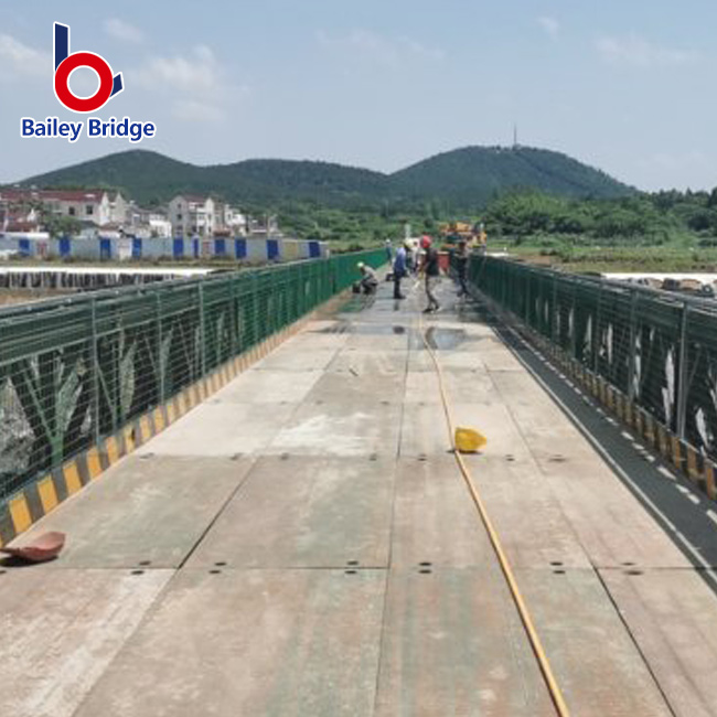 Carretera puente temporal estructuras de puentes de acero