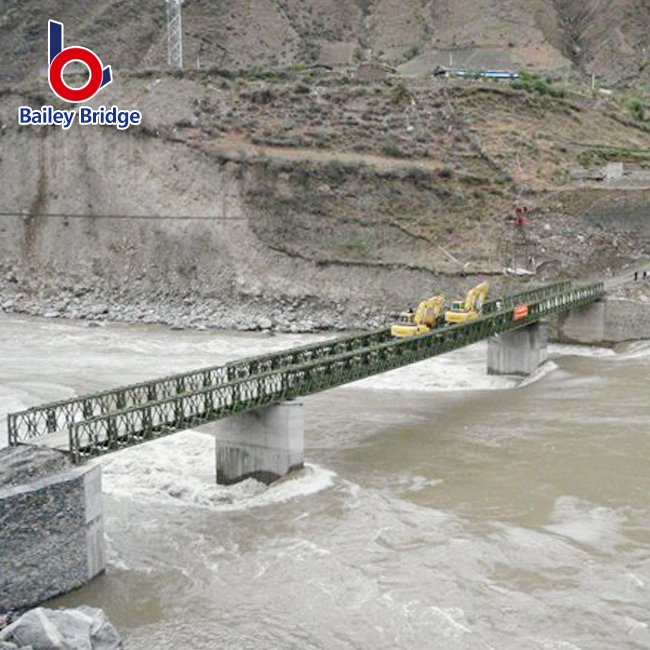 Nuevo puente peatonal de acero temporal portátil con marco, precio competitivo