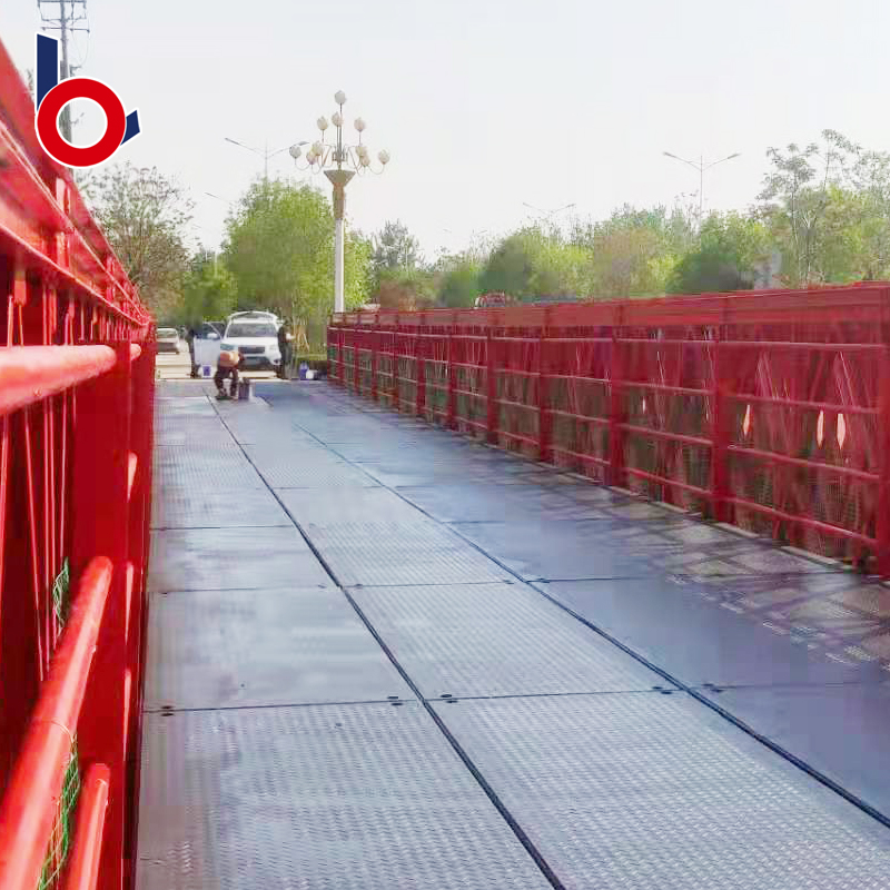Puente Bailey (HD-321, TSR) a un puente peatonal prefabricado de 42 m en Liaocheng, Ciudad, Provincia de la Ciudad de Shandong