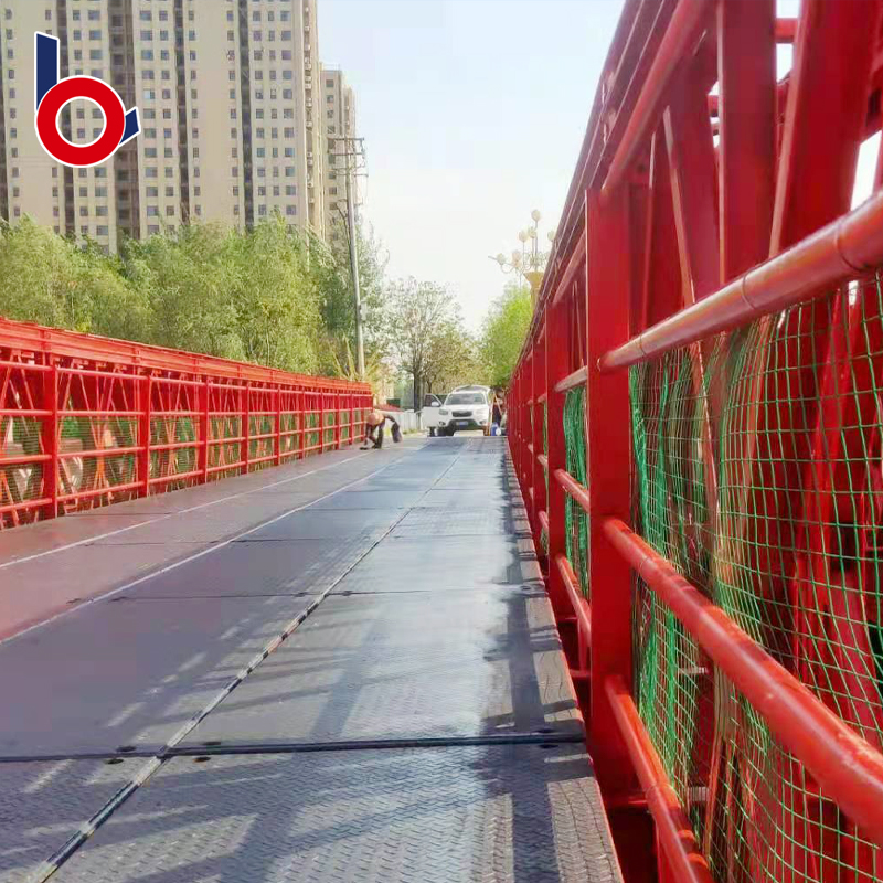 Puente Bailey (HD-321, TSR) a un puente peatonal prefabricado de 42 m en Liaocheng, Ciudad, Provincia de la Ciudad de Shandong