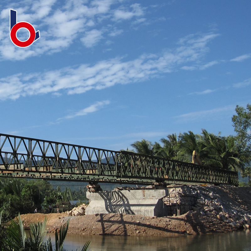Estructuras modulares de puentes de acero de puente temporal