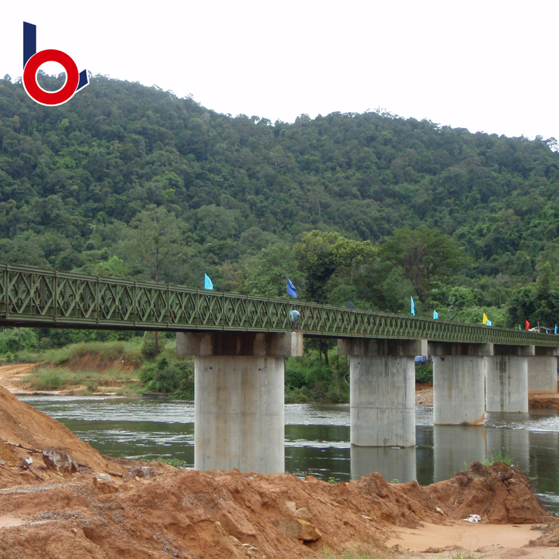 Estructuras modulares de puentes de acero de puente temporal