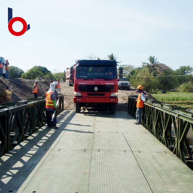 Bailey Bridge Puente Puente Puente de bajo costo Puente de armadura de suministro de fábrica