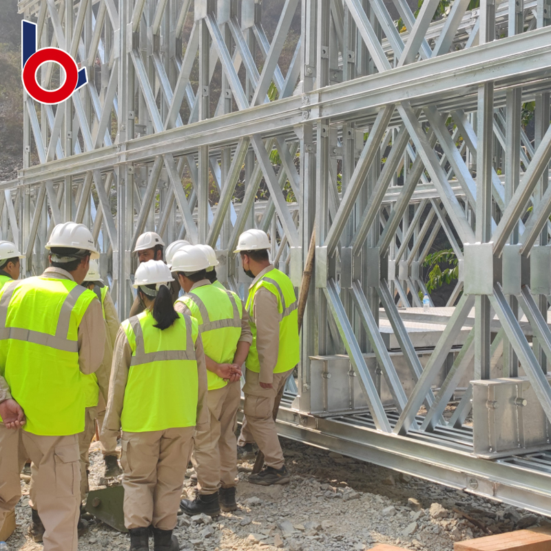 Price de fábrica Puente Bailey Fundación Proveedor China Puente de acero temporal