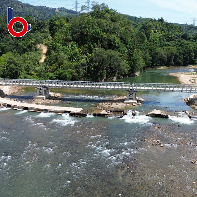 Entregado y construido con éxito un proyecto del puente CB200 Bailey en Malasia