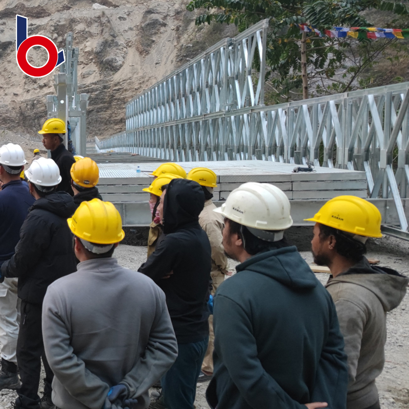 Price de fábrica Puente Bailey Fundación Proveedor China Puente de acero temporal