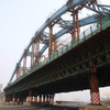 Puente peatonal Bailey en la ciudad de Nanchang, provincia de Jiangxi