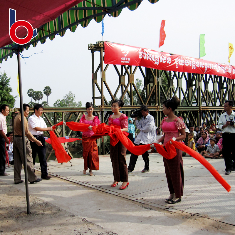 Estructuras modulares de puentes de acero de puente temporal