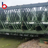 Componentes del puente de estructura de acero Bailey nuevos de fabricación temporal de bajo costo