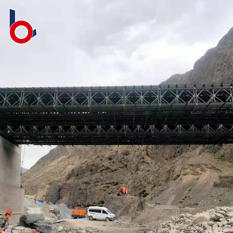 Precio de venta de fábrica de Bailey Bridge Steel Emergencia Puente de emergencia China Fabricante Puente peatonal