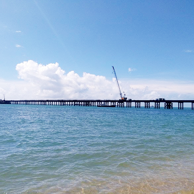 Puente de Bailey con el lapso más largo en China (CB-200, 67.056m, Single-Span, DSR) en el condado de Feng Xiang, provincia de Shaanxi