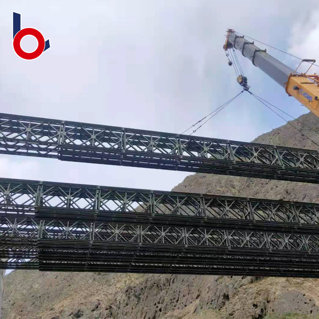 Precio de venta de fábrica de Bailey Bridge Steel Emergencia Puente de emergencia China Fabricante Puente peatonal