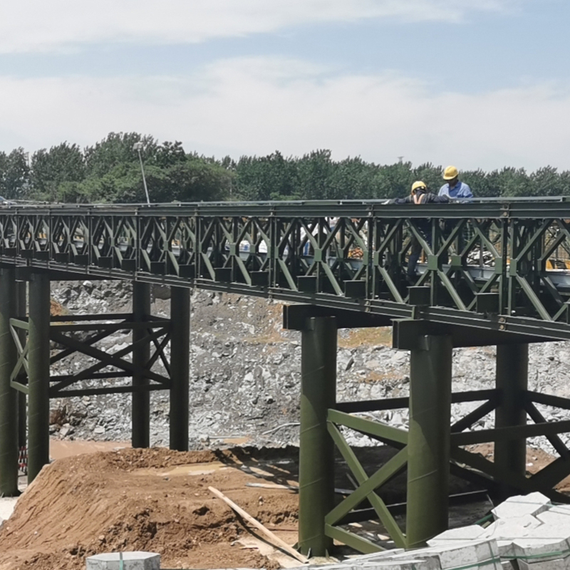 truss puente temporal estructuras de puente de acero