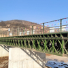 Puente de armadura de acero temporal de fábrica de puente de zanja portátil